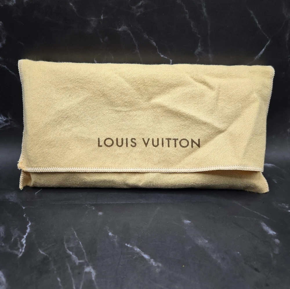 EUC Louis Vuitton Damier Ebene Coated Canvas Leather Sarah Long Wallet - Picture 14 of 14